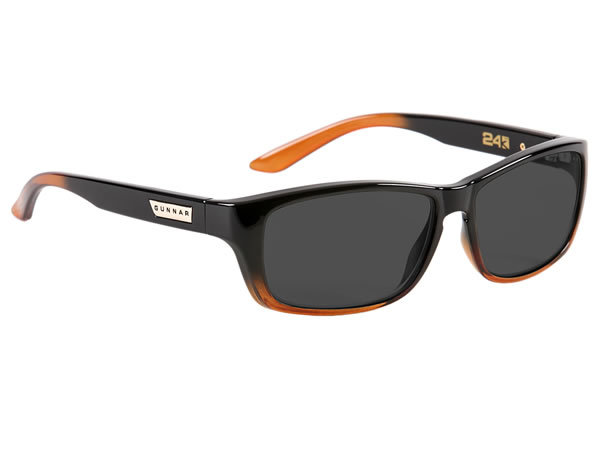 Gunnar Micron 24K Advanced Computer Eyewear (Dark Ale/Grey Lens) for image
