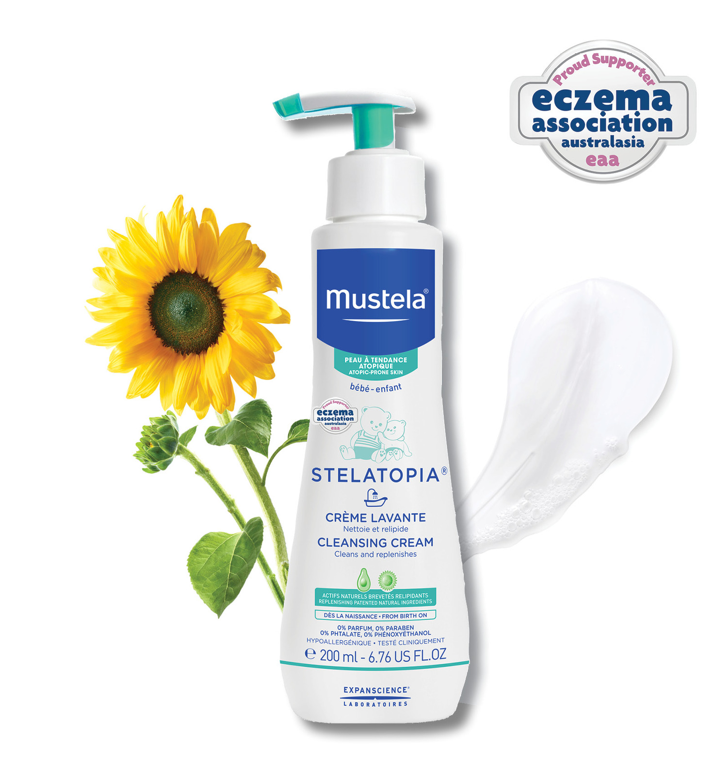 Mustela: Stelatopia Cleansing Cream - 200ml image