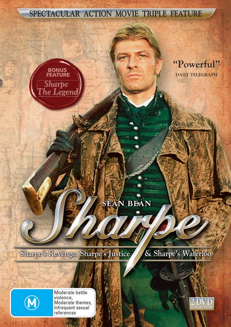 Sharpe's Revenge / Sharpe's Justice / Sharpe's Waterloo (2 Disc Set) on DVD image