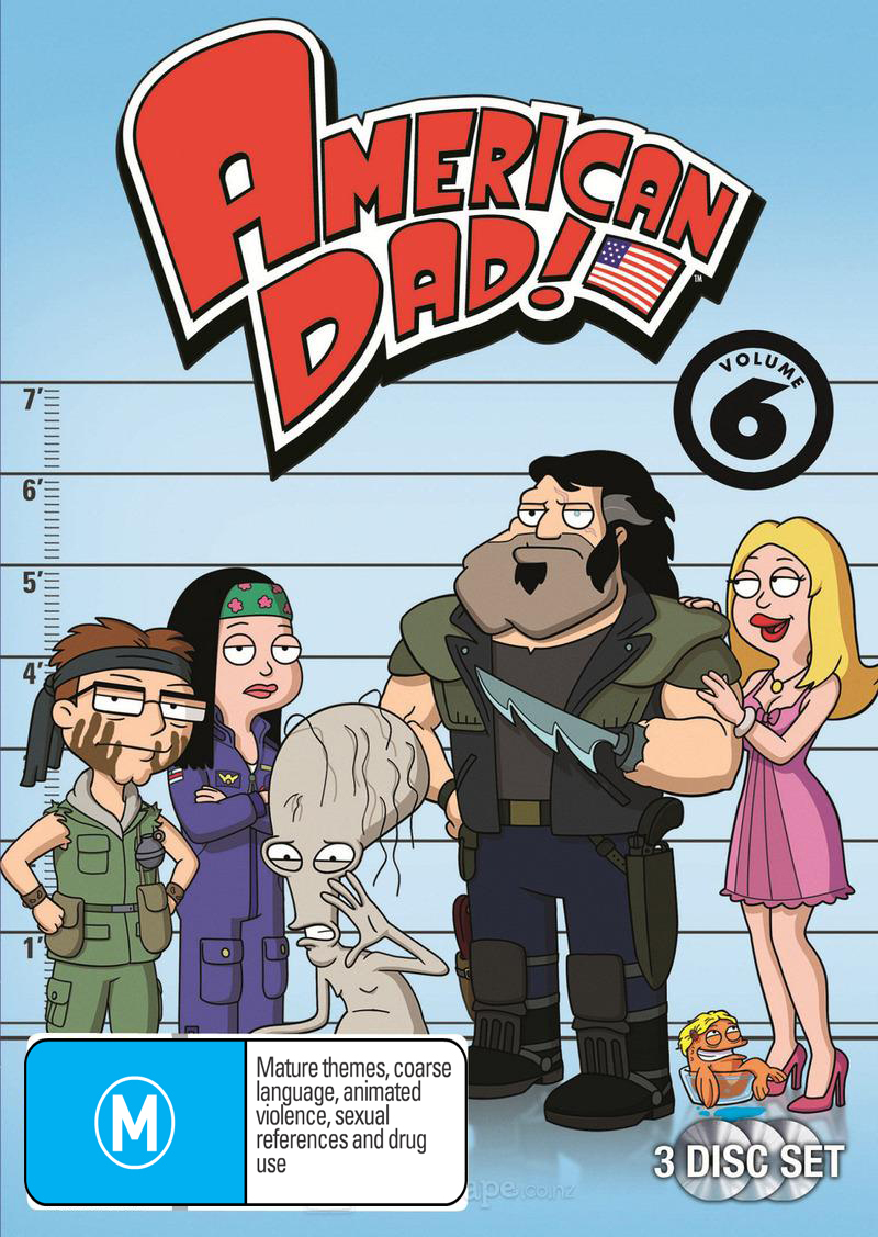 American Dad! - Volume 6 (3 Disc Set) on DVD image