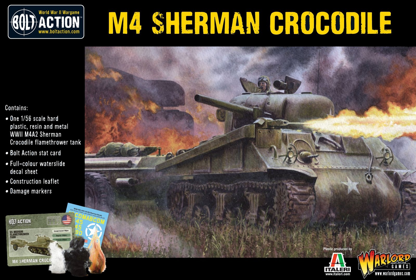 Bolt Action: Sherman Crocodile Flamethrower Tank image