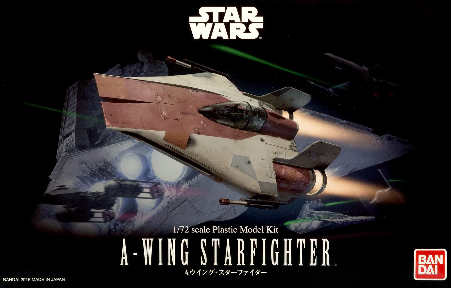 Star Wars 1/72 A-Wing Starfighter - Model Kit image