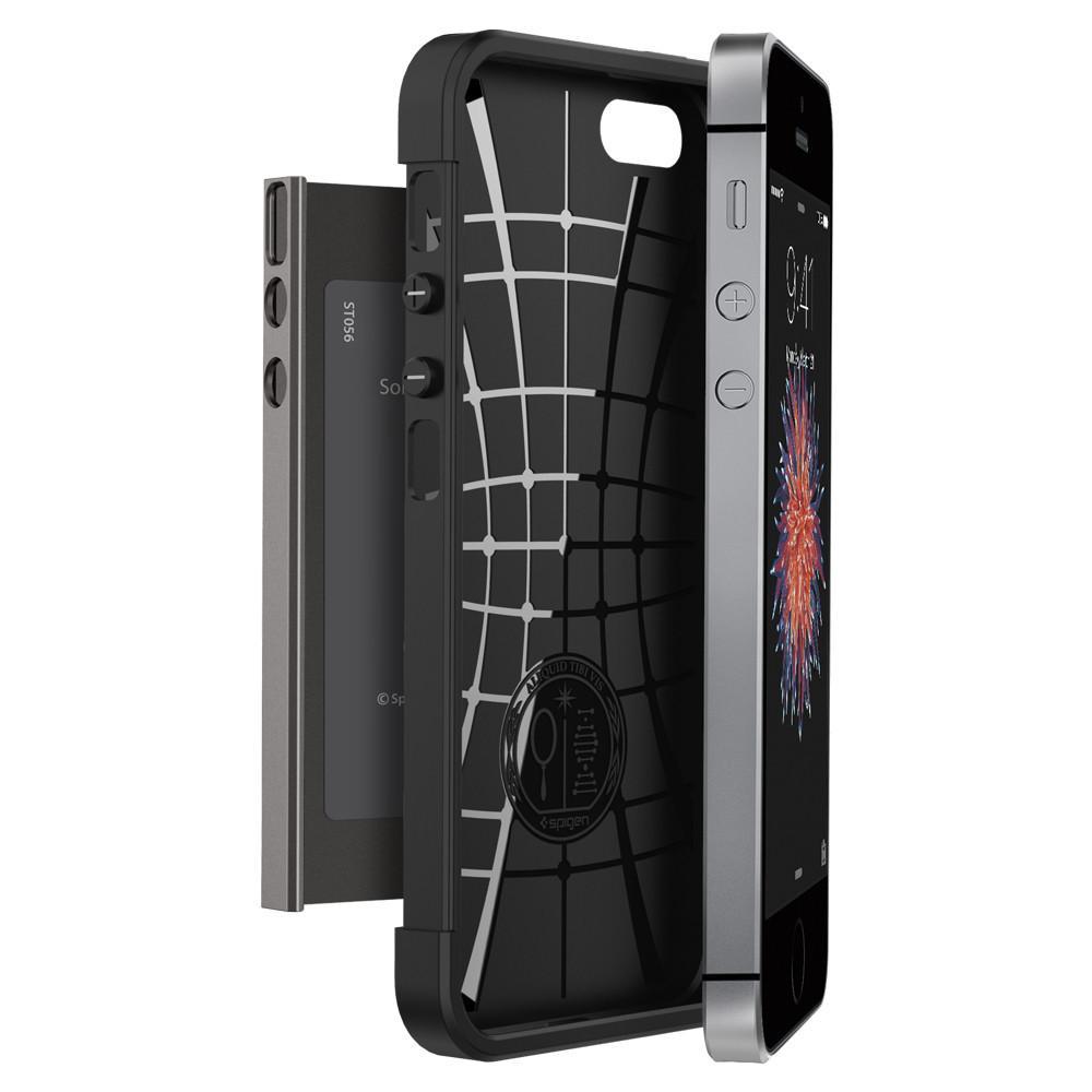 Spigen: iPhone SE/5s/5 Slim Armour Case - (Gunmetal) image