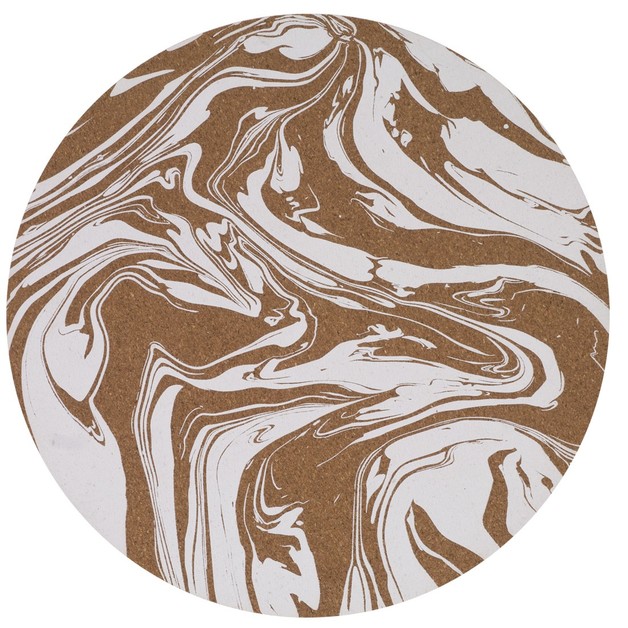 Cork Placemats Marble White (Set/4) at Mighty Ape NZ