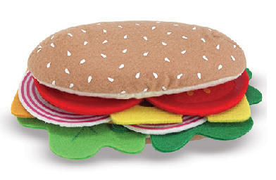 Melissa & Doug: Felt Play Food Sandwich Set image