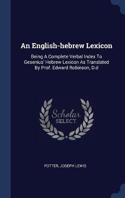 An English-Hebrew Lexicon by Potter Joseph Lewis image
