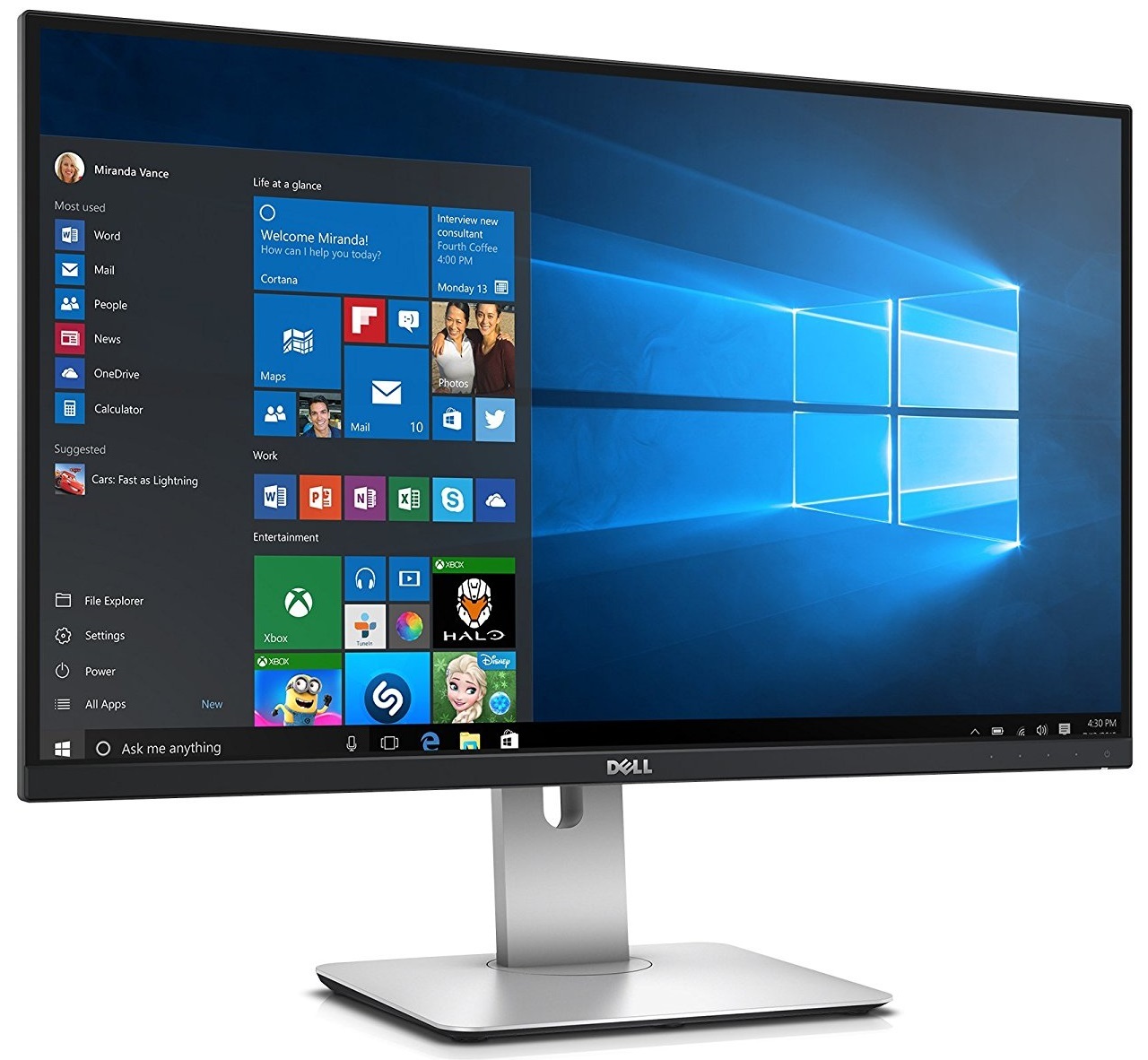 27" Dell UltraSharp U2715H QHD Monitor image