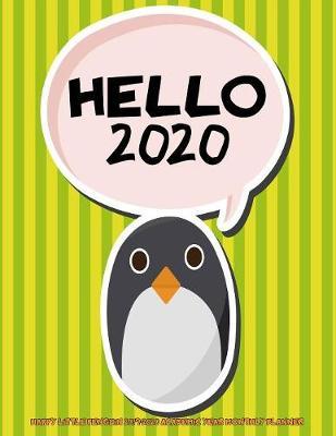 Hello 2020- Happy Little Penguin 2019-2020 Academic Year Monthly Planner by Laura's Cute Planners image