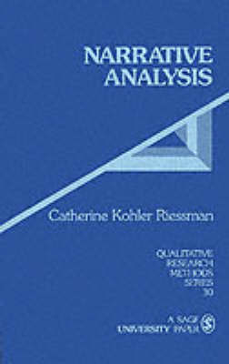 Narrative Analysis by Catherine Kohler Riessman image
