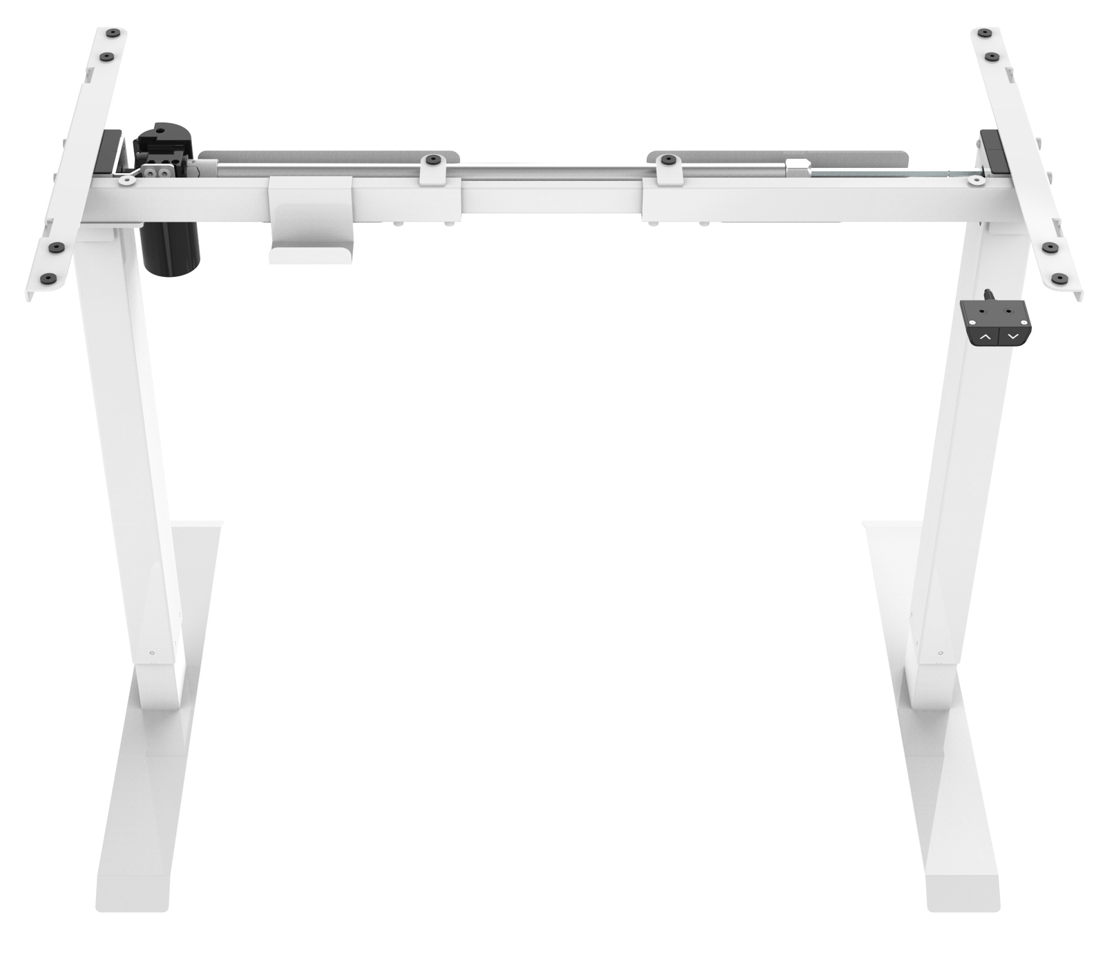 Buy Gorilla Office Height Adjustable Desk White/White at Mighty Ape NZ