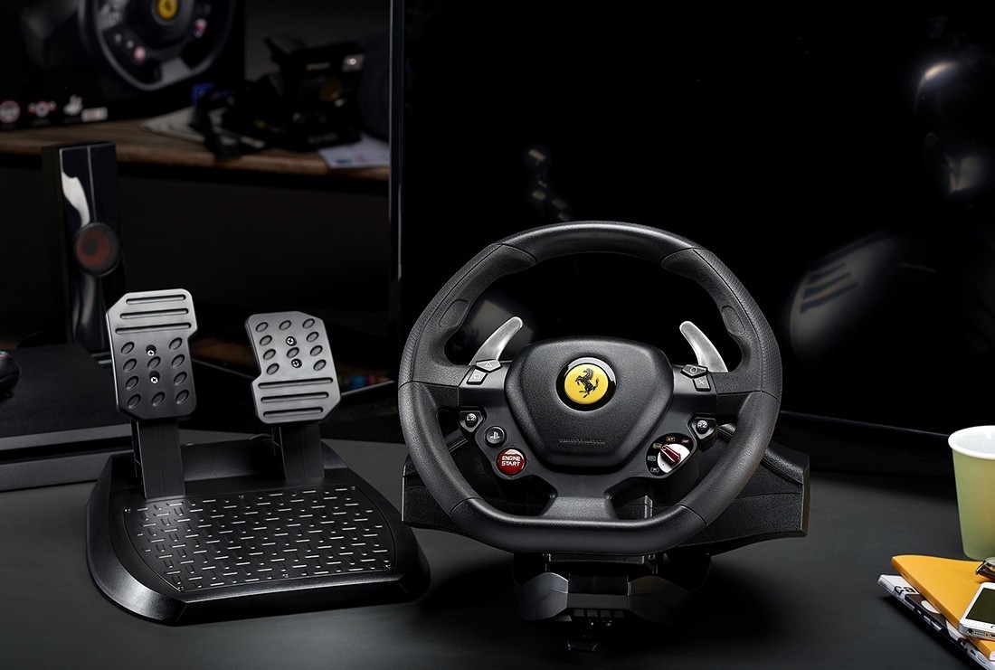 Thrustmaster T80 Ferrari 488 GTB Edition Wheel on PS4