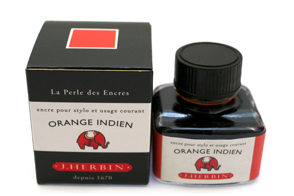 J Herbin: Fountain Pen Ink - Orange Indien (30ml) image