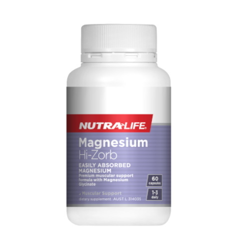 Buy Nutra Life Magnesium HiZorb Caps (60s) at Mighty Ape NZ