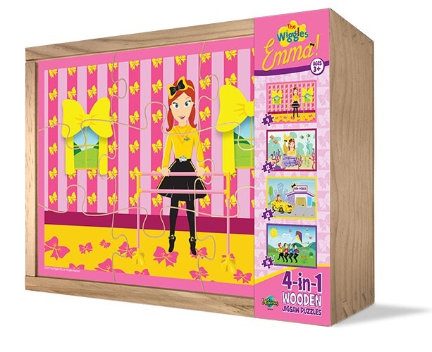 The Wiggles: Emma - 4-in-1 Wooden Jigsaw Puzzle image