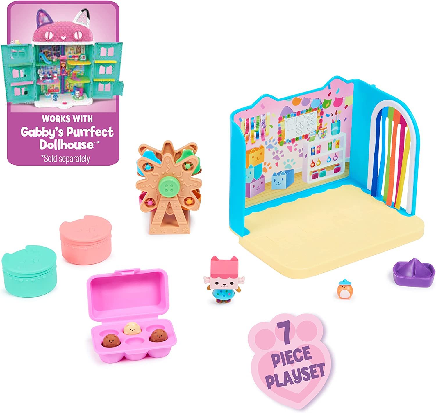 Buy Gabby's Dollhouse Deluxe Room Playset Craft Room at Mighty Ape