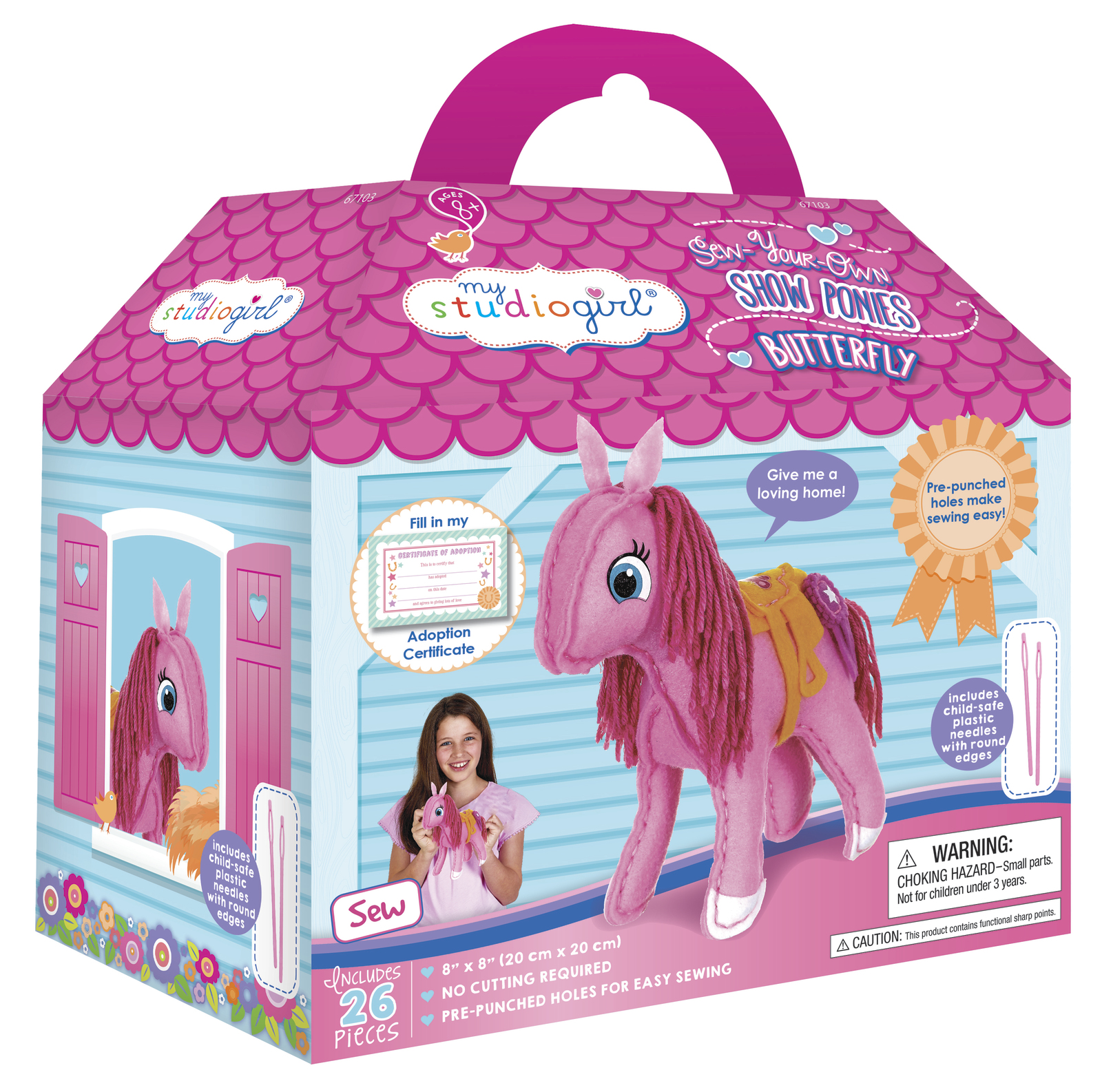Buy Butterfly Show Pony Craft Kit at Mighty Ape NZ