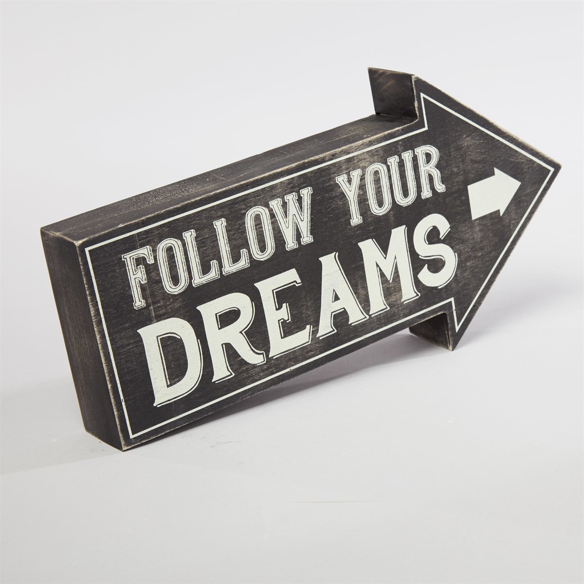 Follow Your Dreams Retro Arrow Sign image