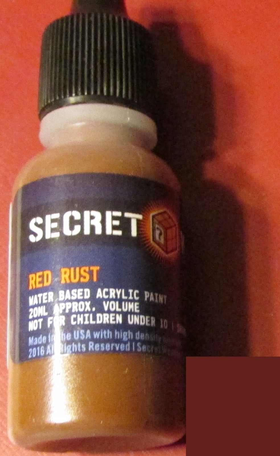 Secret Weapon Acrylics: Rust Red image