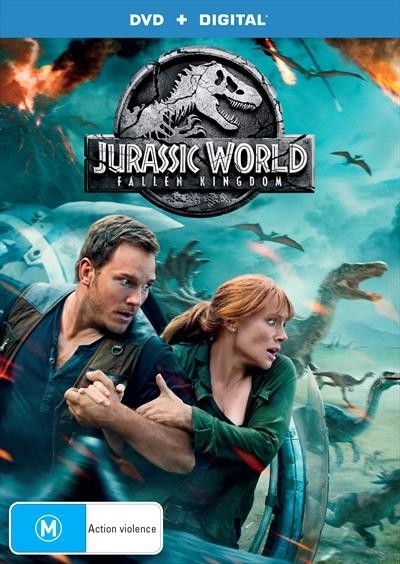 Jurassic World: Fallen Kingdom on DVD, DC image