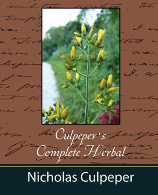 Culpeper's Complete Herbal - Nicholas Culpeper by Culpeper Nicholas Culpeper image