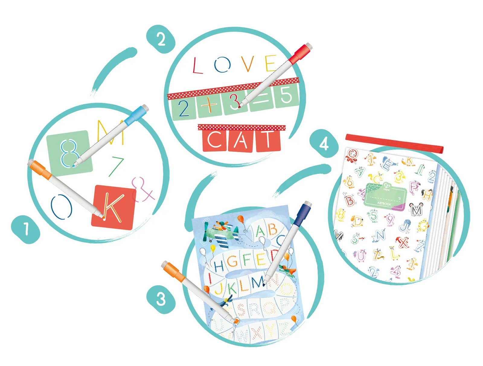 Buy Hape Letters And Numbers Tracing at Mighty Ape NZ