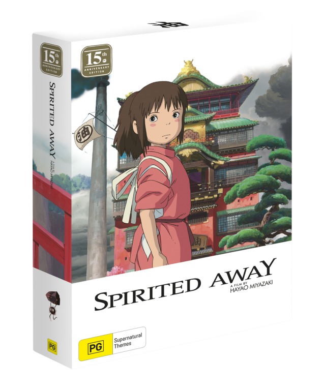 Spirited Away - 15th Anniversary (Limited Edition) on DVD, Blu-ray