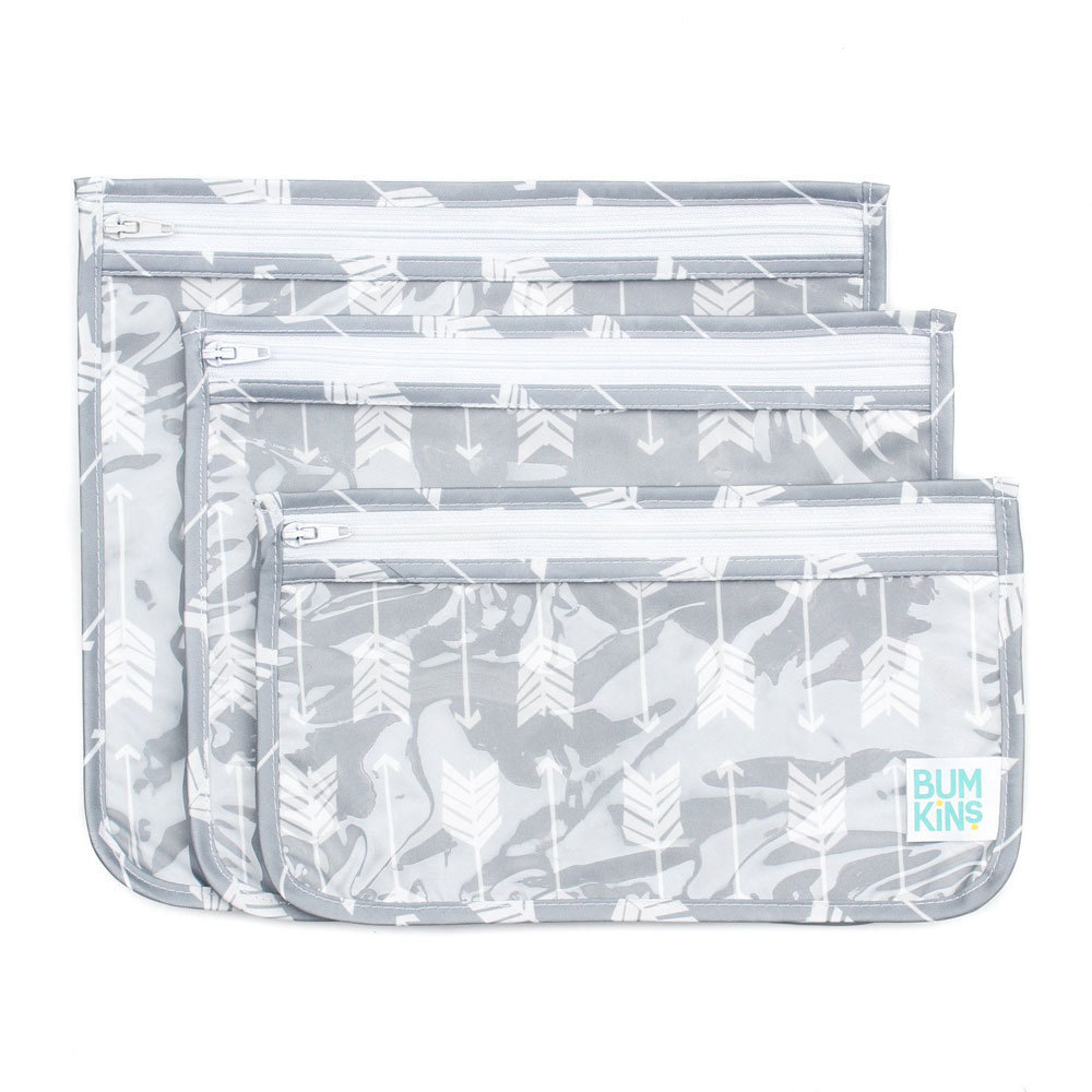 Bumkins: Clear Travel Bag - Arrows (3 Pack) image