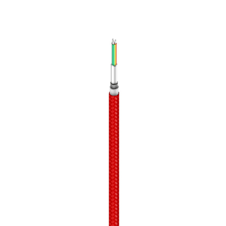 Xiaomi Mi USB Type-C High Quality Braided Cable - Red (1m) image