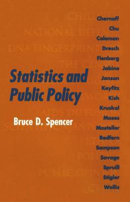 Statistics and Public Policy by Bruce D Spencer image