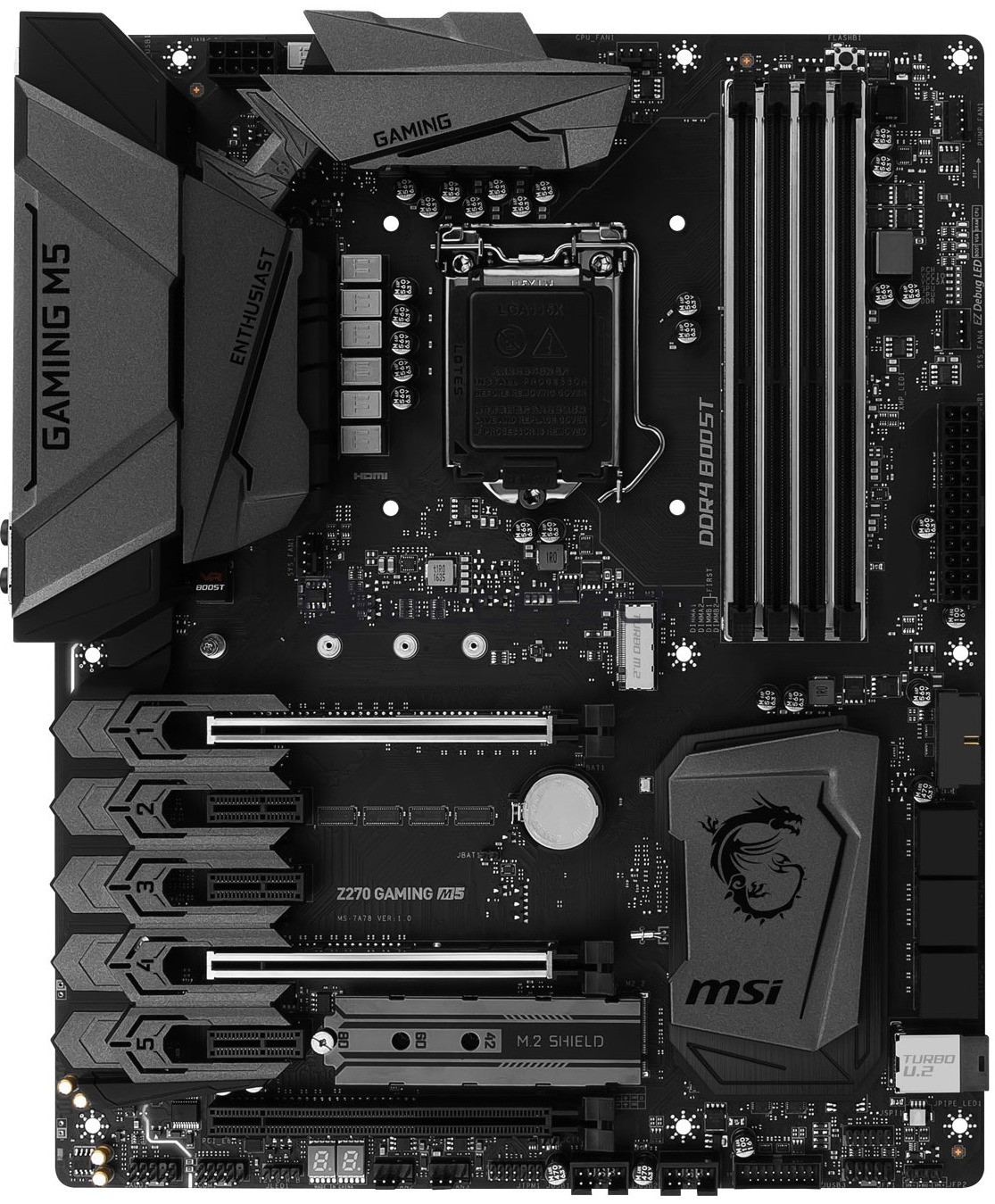 MSI Z270 Gaming M5 Motherboard image