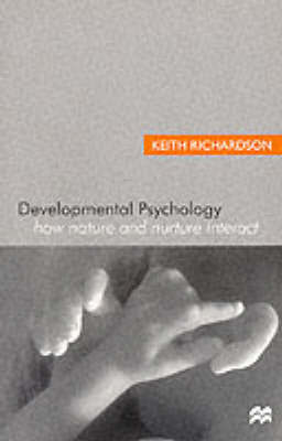 Developmental Psychology by Keith Richardson image