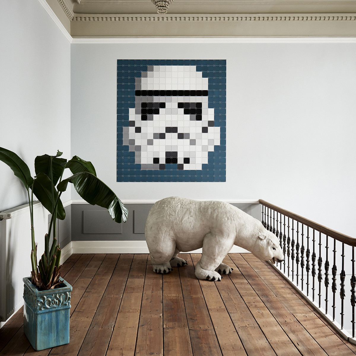 Ixxi: Star Wars Stormtrooper Pixel Wall Art - 180cm X 200cm image