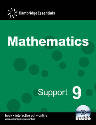 Cambridge Essentials Mathematics Support 9 Pupil's Book and CD-ROM image