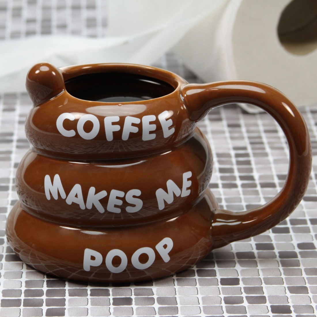 Bigmouth Coffee Makes Me Poop Mug at Mighty Ape NZ