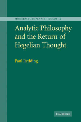 Analytic Philosophy and the Return of Hegelian Thought image