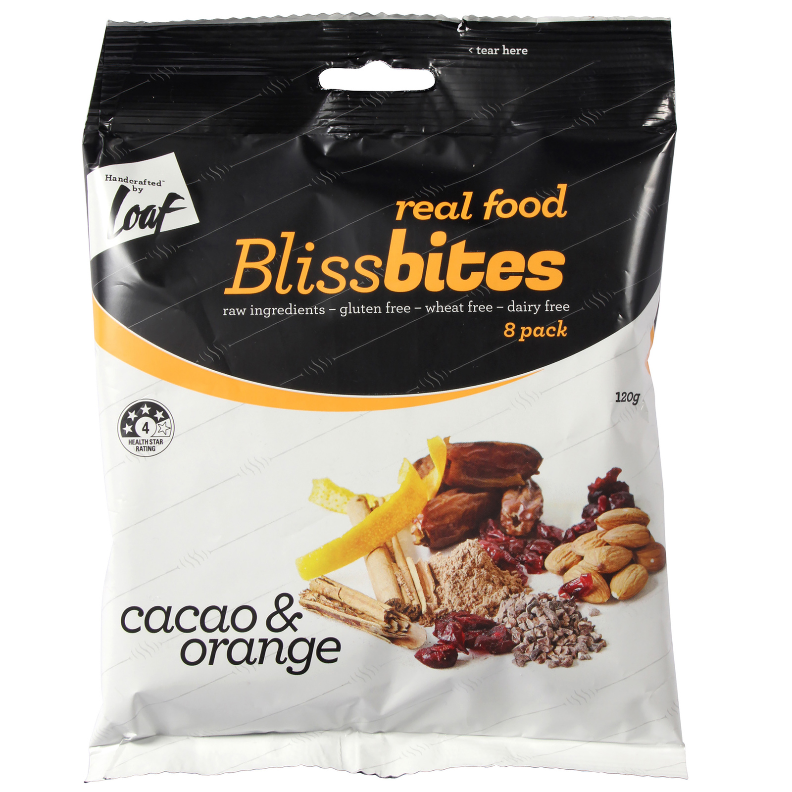 Loaf Bliss Bites - Cacao & Orange (120g) image