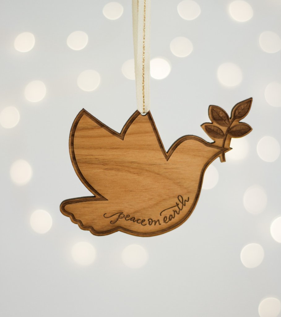 Cardtorial Christmas Ornament - Dove image