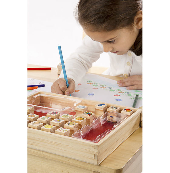 Melissa & Doug: Favorite Things Wooden Stamp Set