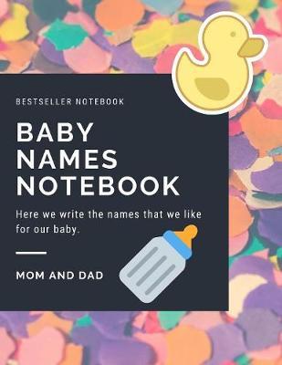 Baby Names Notebook by Mom and Dad image