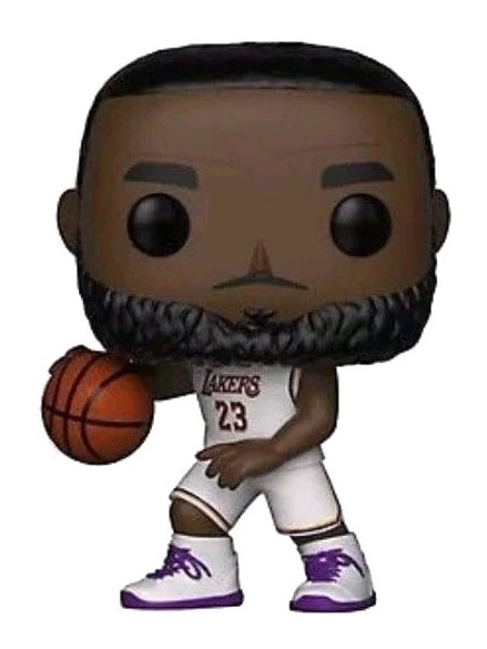 NBA: Lakers - Lebron James (White Uniform) Pop! Vinyl Figure image