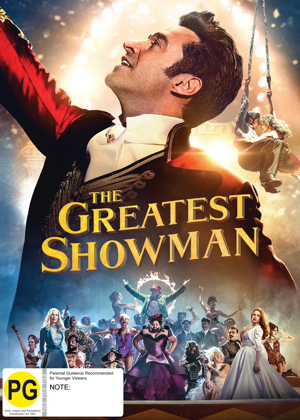 The Greatest Showman on DVD image