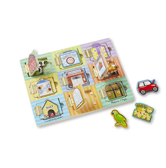 Melissa & Doug: Wooden Magnetic Hide & Seek Activity Board image