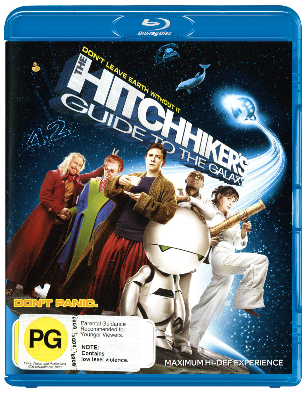 The Hitchhiker's Guide To The Galaxy on Blu-ray image