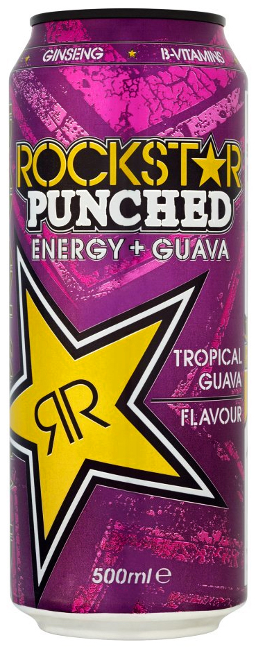 RockStar Punched Guava Energy Drink 500ml (12 Pack) image