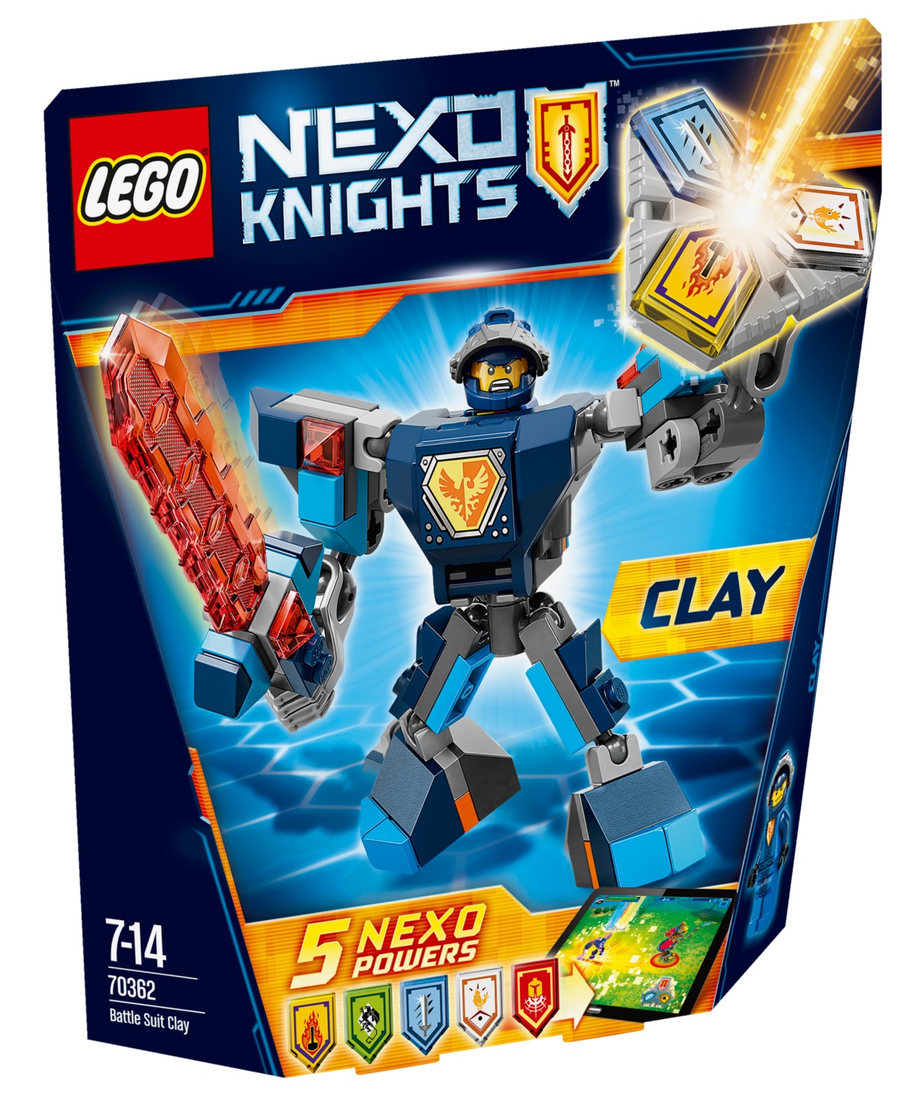 lego nexo clay