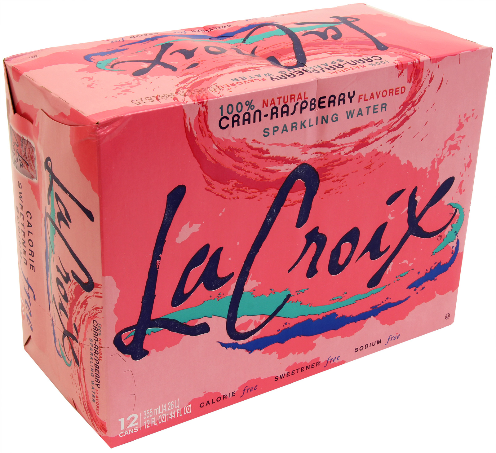 La Croix Sparkling Water - Cran-Raspberry 355ml Can (12 Pack) image