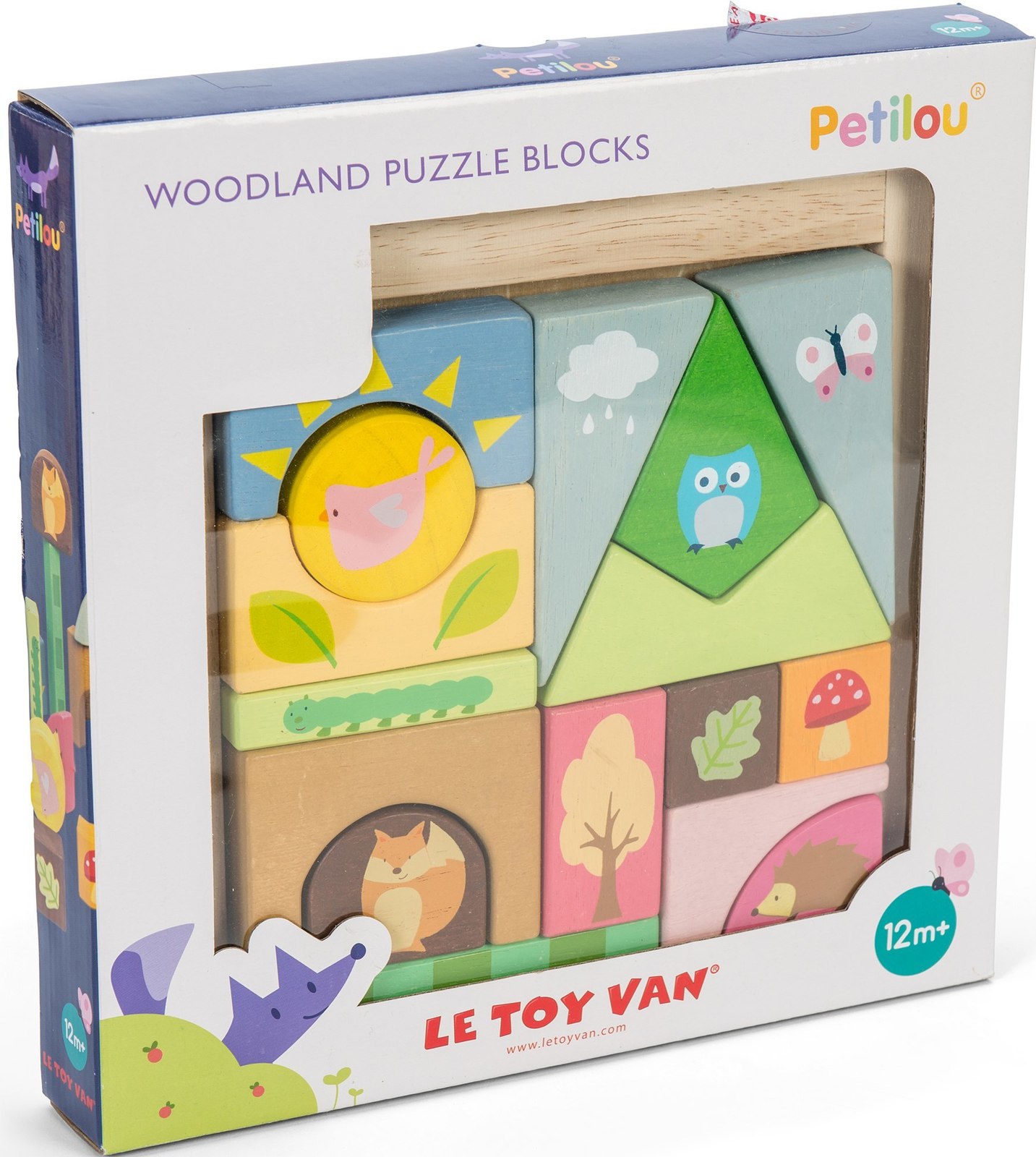 Le Toy Van: Petilou - Woodland Puzzle Blocks image