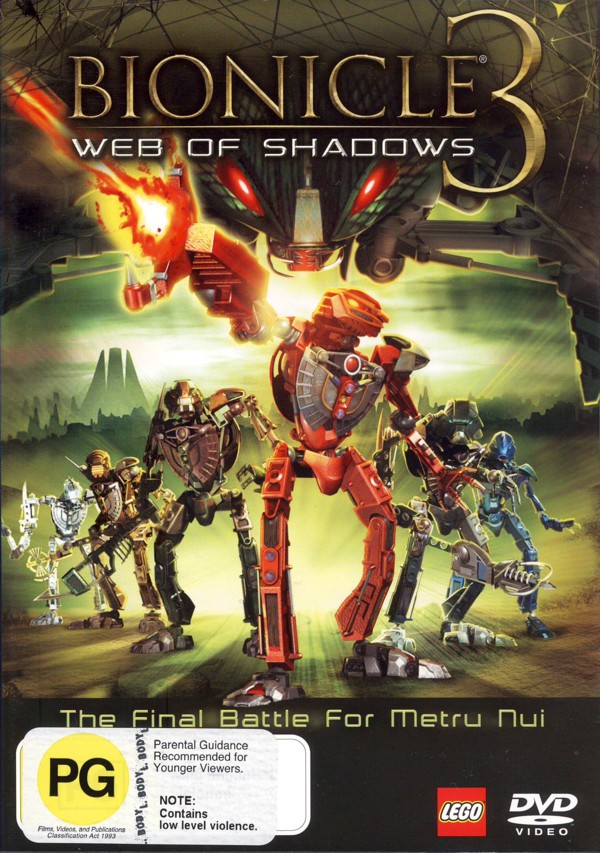 Bionicle 3: Web Of Shadows on DVD image