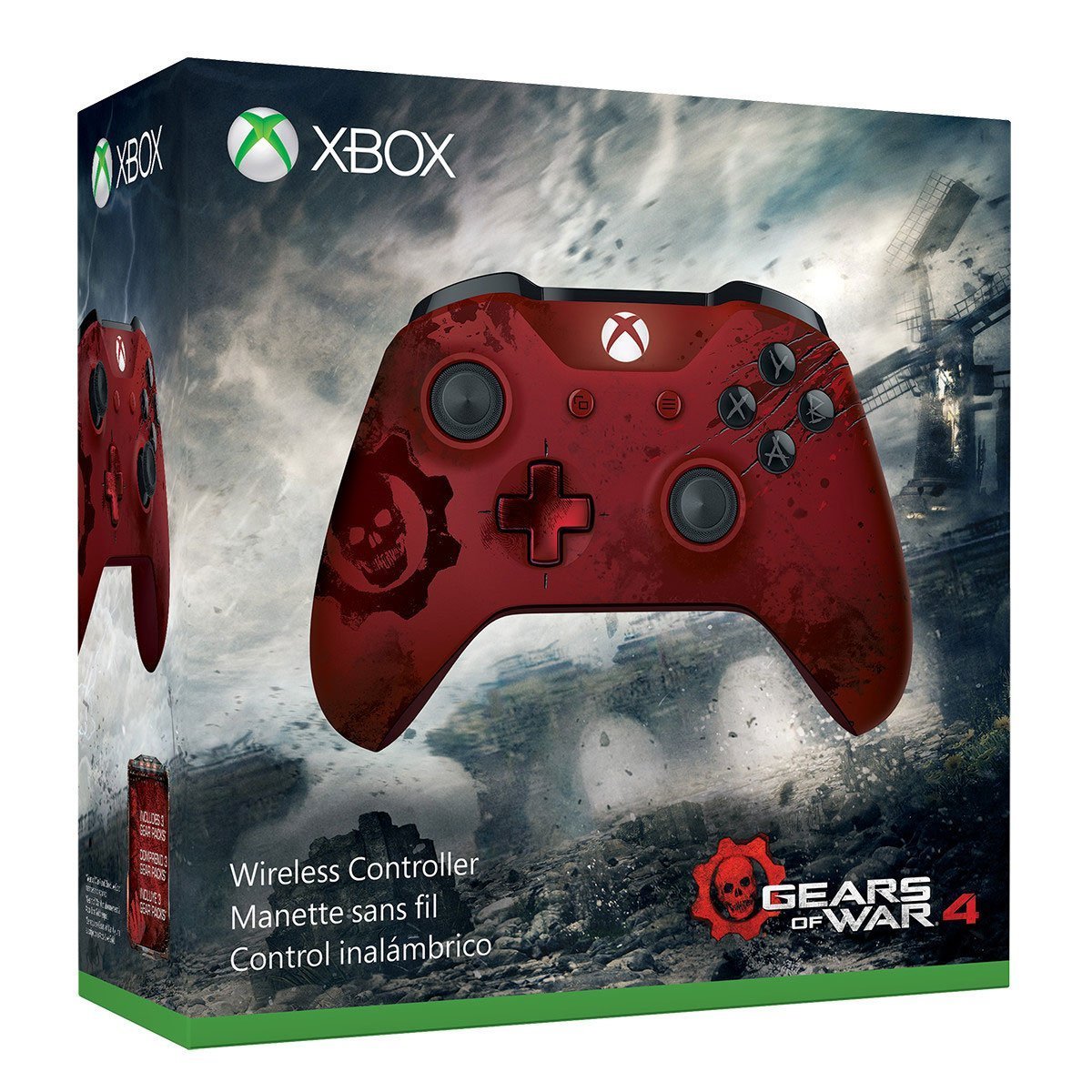 Xbox One Gears of War 4 Wireless Controller - Crimson Omen Limited Edition image