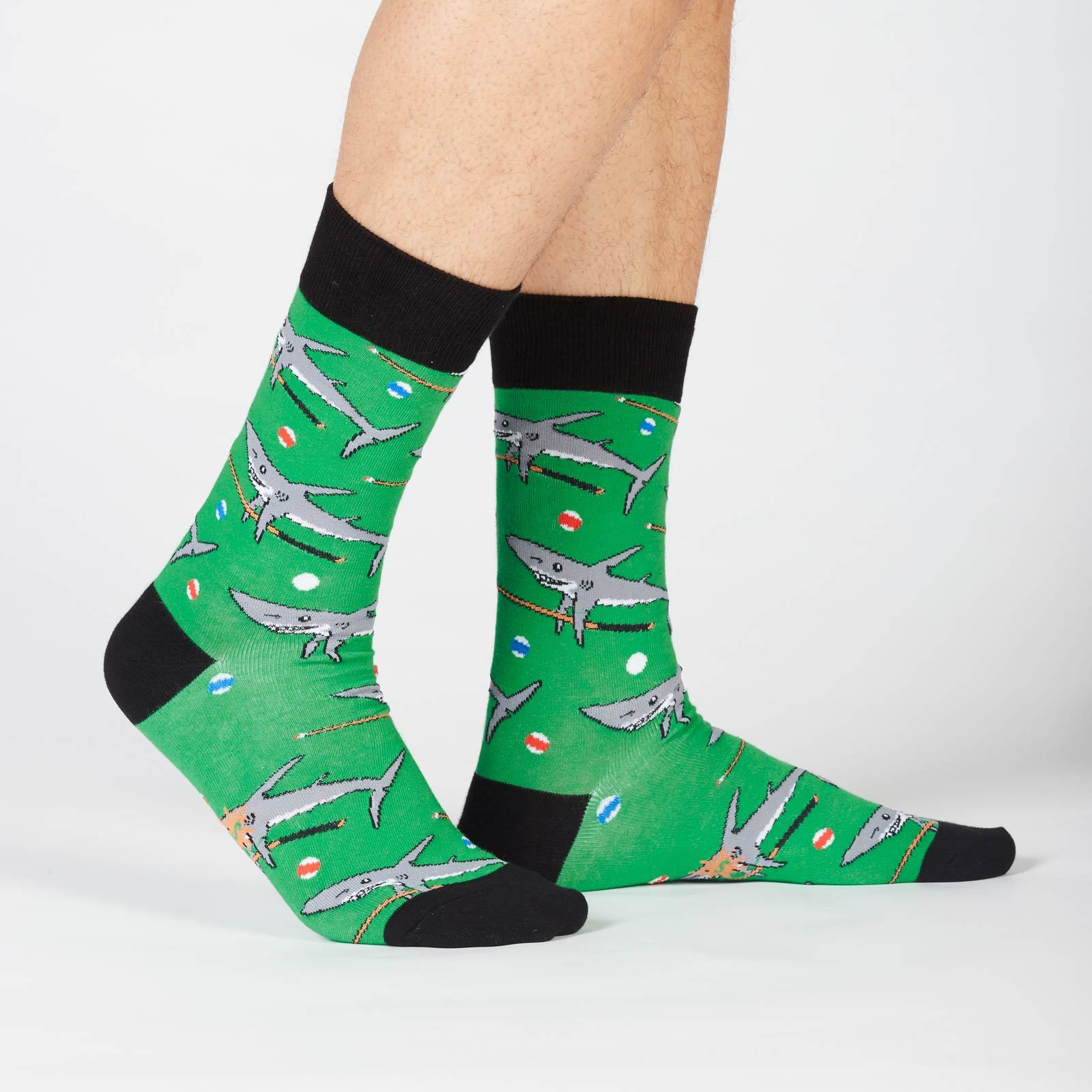 SOCK it to Me: Men's - Pool Shark Crew Socks image